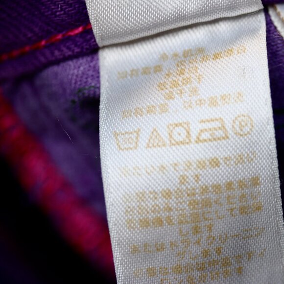 KATE SPADE New York Jeans 29 BROOME STREET PURPLE violet SKINNY Ankle denim pant - Picture 5 of 15